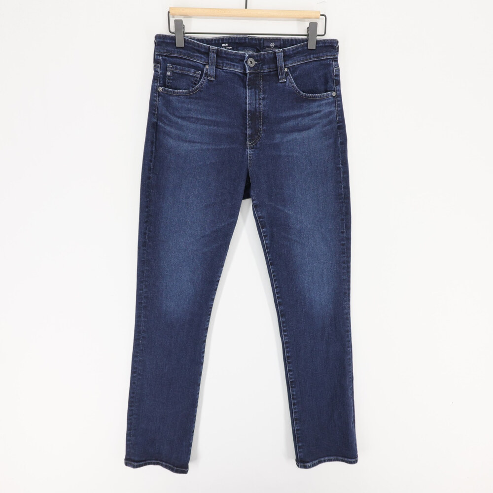 AG Adriano Goldschmied Mari Jeans Womens 29 Blue Dark Wash High Rise Straight